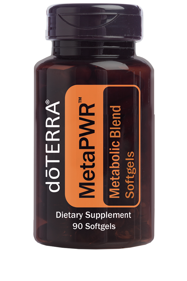 Die MetaPWR Metabolic Blend Softgels enthalten die MetaPWR Metabolic Ölemischung in leicht zu schluckenden Tapioka-Kapseln.